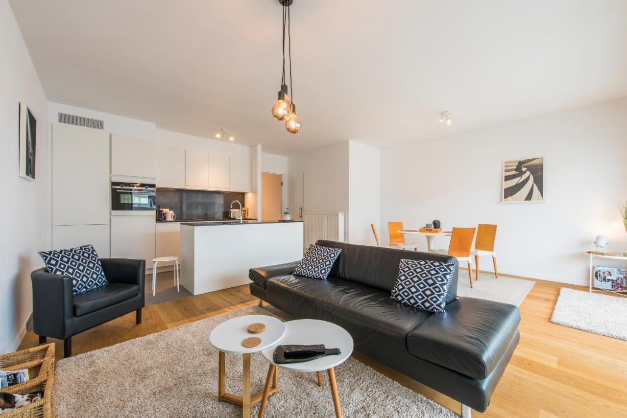 Modern Apartment With Terrace Near The Beach Остенде Экстерьер фото